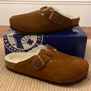 Birkenstock Boston Shearling Mink